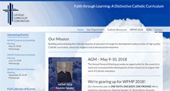 Desktop Screenshot of catholiccurriculumcorp.org
